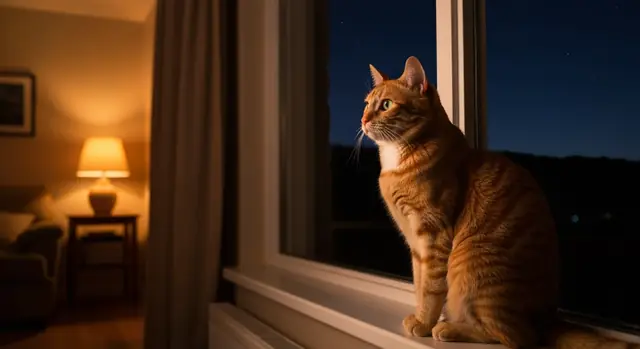 Mon chat miaule beaucoup la nuit : causes et solutions