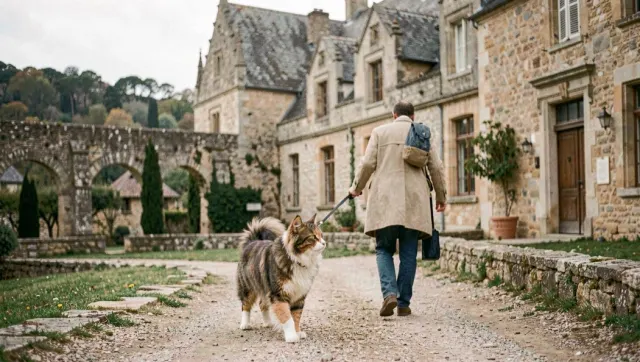 Voyager avec son chien ou son chat vers les beaux sites : le patrimoine bâti en image